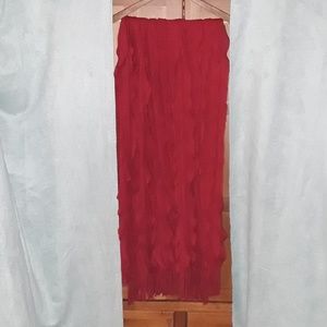 Red Shawl/Scarf/Throw